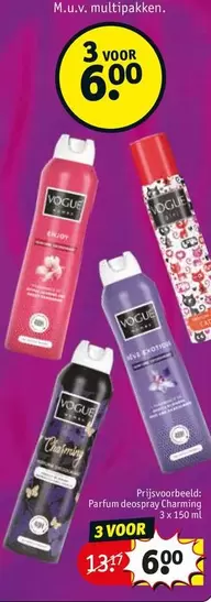 Vogue - Parfum Deospray Charming