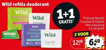Natural - Wild refills deodorant