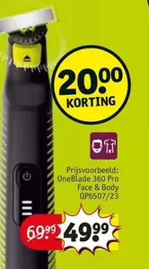 Philips - OneBlade 360 Pro Face & Body QP6507/23