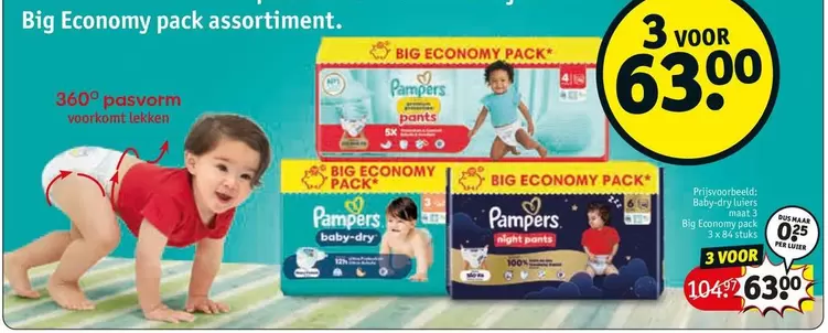 Pampers - Big Economy pack assortment