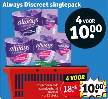 Always - Discreet singlepack