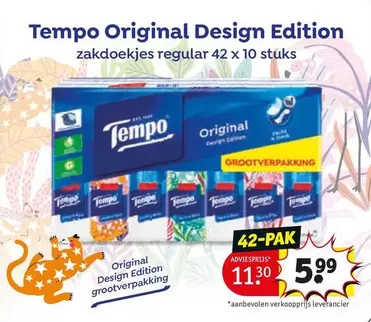 Design - Original Edition zakdoekjes