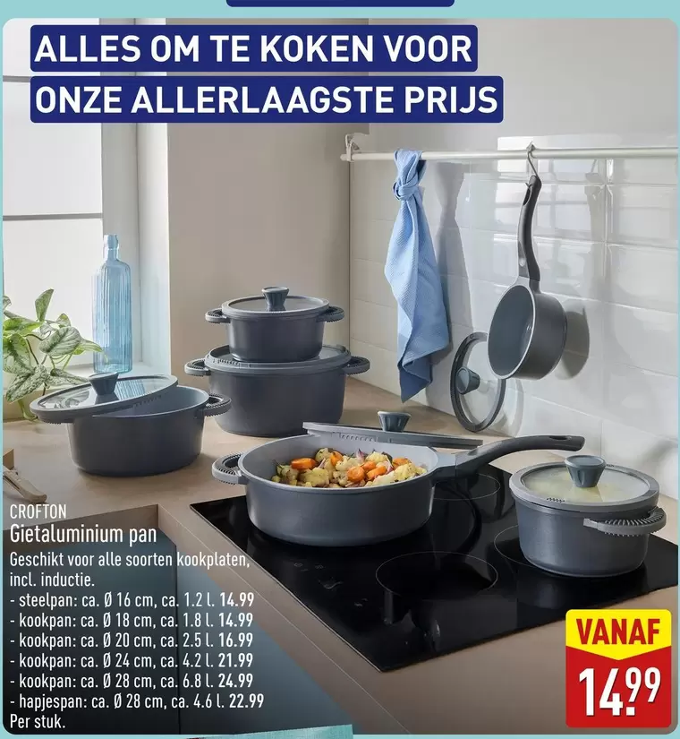 Pan - Gietaluminium pan