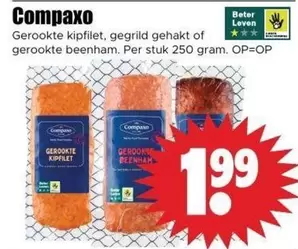 Gerookte kipfilet, gegrild gehakt of gerookte beenham