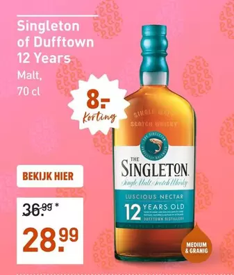Medium - Singleton of Dufftown 12 Years Malt