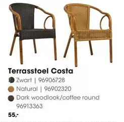 Natural - Terrasstoel Costa