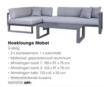 Mabel - Hoeklounge
