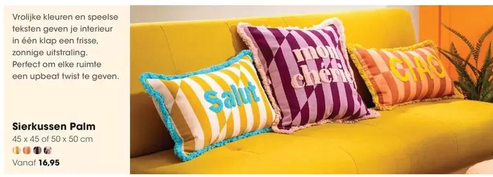 Palm - Sierkussen