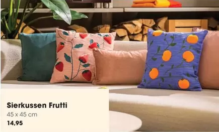 Sierkussen Frutti