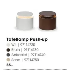 Bruin - Tafellamp Push-up