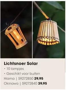 Solar - Lichtsnoer  - 10 lampjes