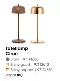 Bruin - Tafellamp Circe