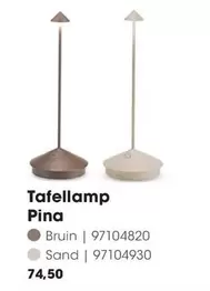 Bruin - Tafellamp Pina | 97104820, 97104930