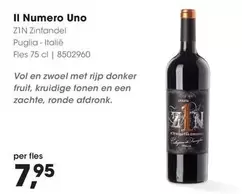 uno - Il Numero Uno ZIN Zinfandel