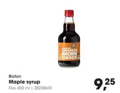 Maple syrup