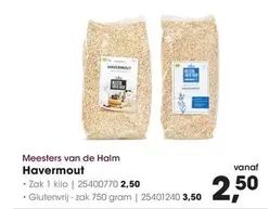 De - Havermout - Zak 1 kilo