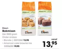 Mix - Dawn Bakmixen - Blondie | 33013260, American cake brownie mix 33006280