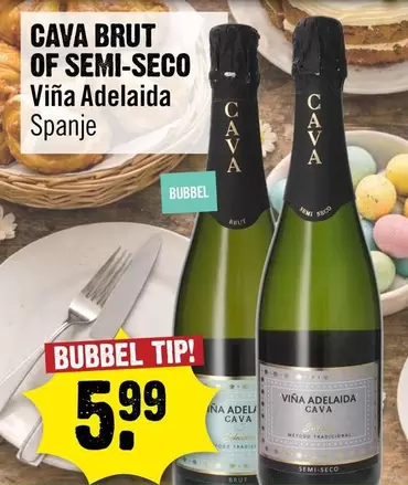 CAVA BRUT OF SEMI-SECO