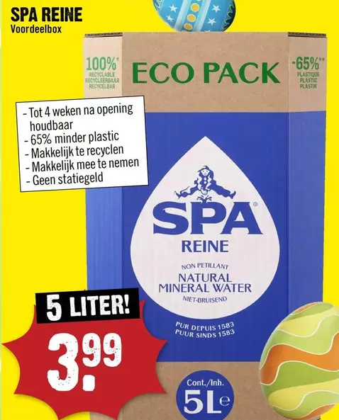 Spa - NATURAL MINERAL WATER