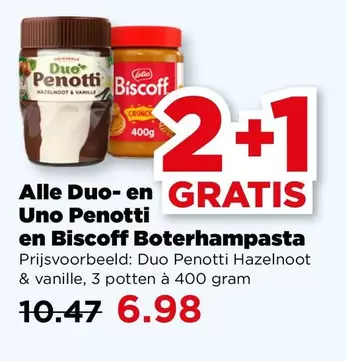 Duo - - en Uno Penotti en Biscoff Boterhampasta