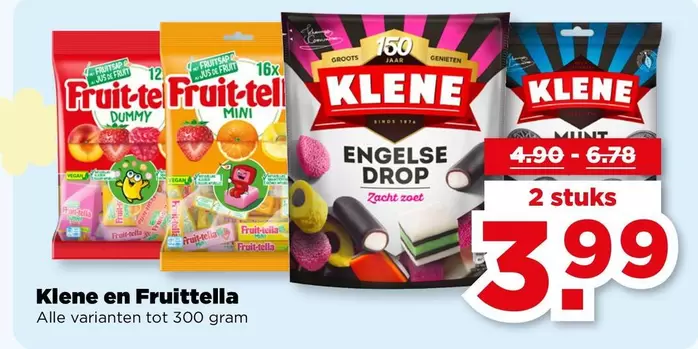 De - Klene en Fruittella
