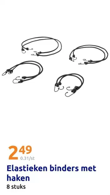 Elastieken binders met haken