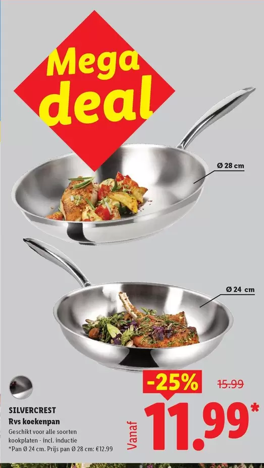 mega - Rvs kookpannen