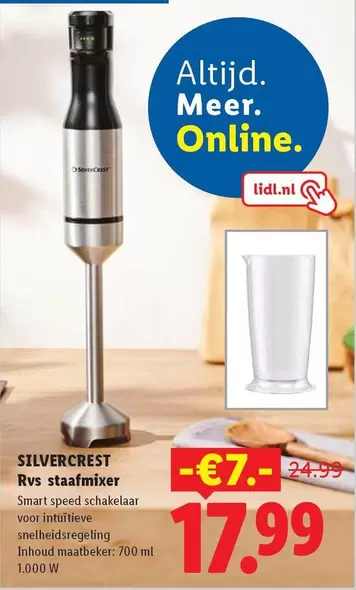 Smart - Rvs staafmixer