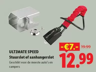 Speed - Stuursslot of aanhangerslot