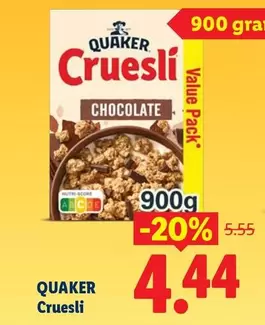 Quaker - Crueslí Chocolate