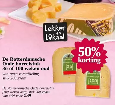 De - Oude borrelstuk 36 of 100 weken oud