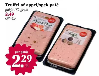 Apple - Truffel of appel/spek paté