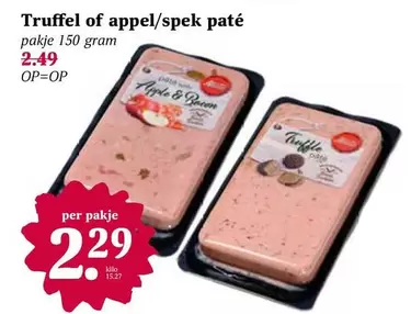 Apple - Truffel of appel/spek paté