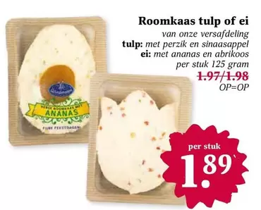 Roomkaas tulp of ei