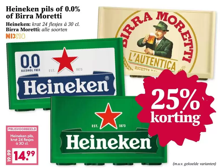 Heineken - pils of 0.0%