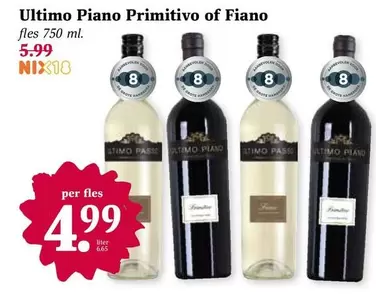 Ultimo Piano Primitivo of Fiano