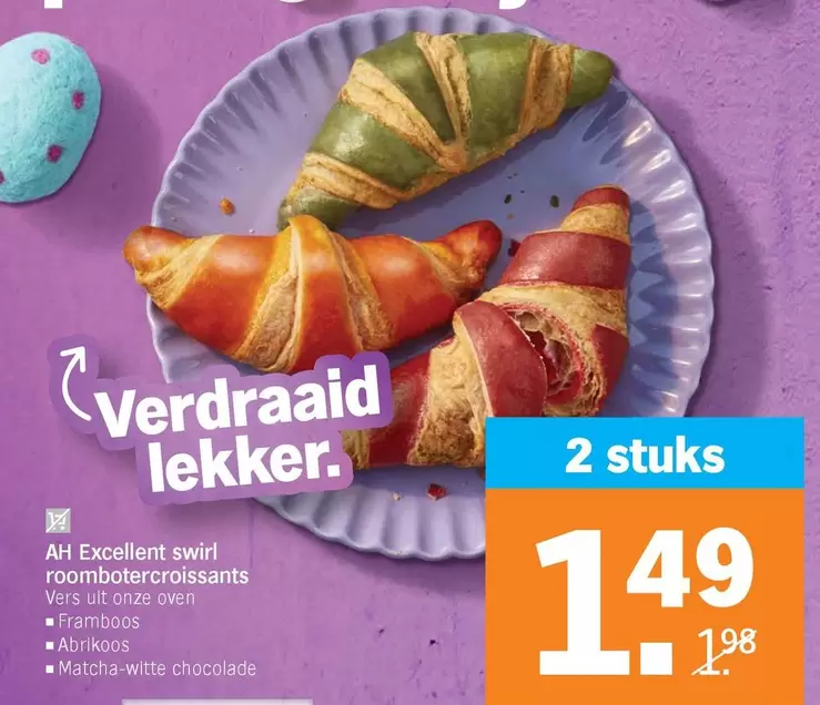 Ah - AH Excellent swirl roombotercroissants