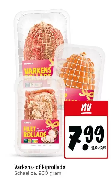 Jumbo - Varkens- of kiprollade