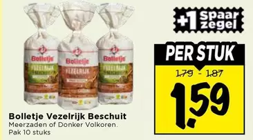 Bolletje Vezelrijk Beschuit