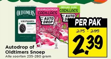 Autodrop of Oldtimers Snoep