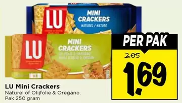 Mini Crackers Naturel of Olijfolie & Oregano