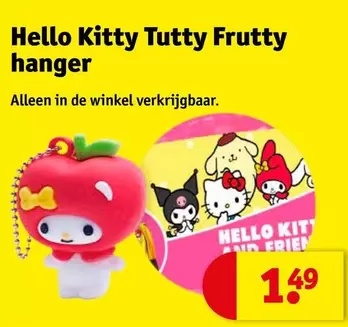 Hello Kitty -  Tutty Fruity hanger