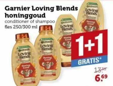 Garnier - Loving Blends honinggoud conditioner of shampoo