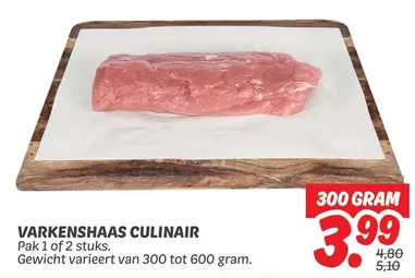 Varkenshaas culinair