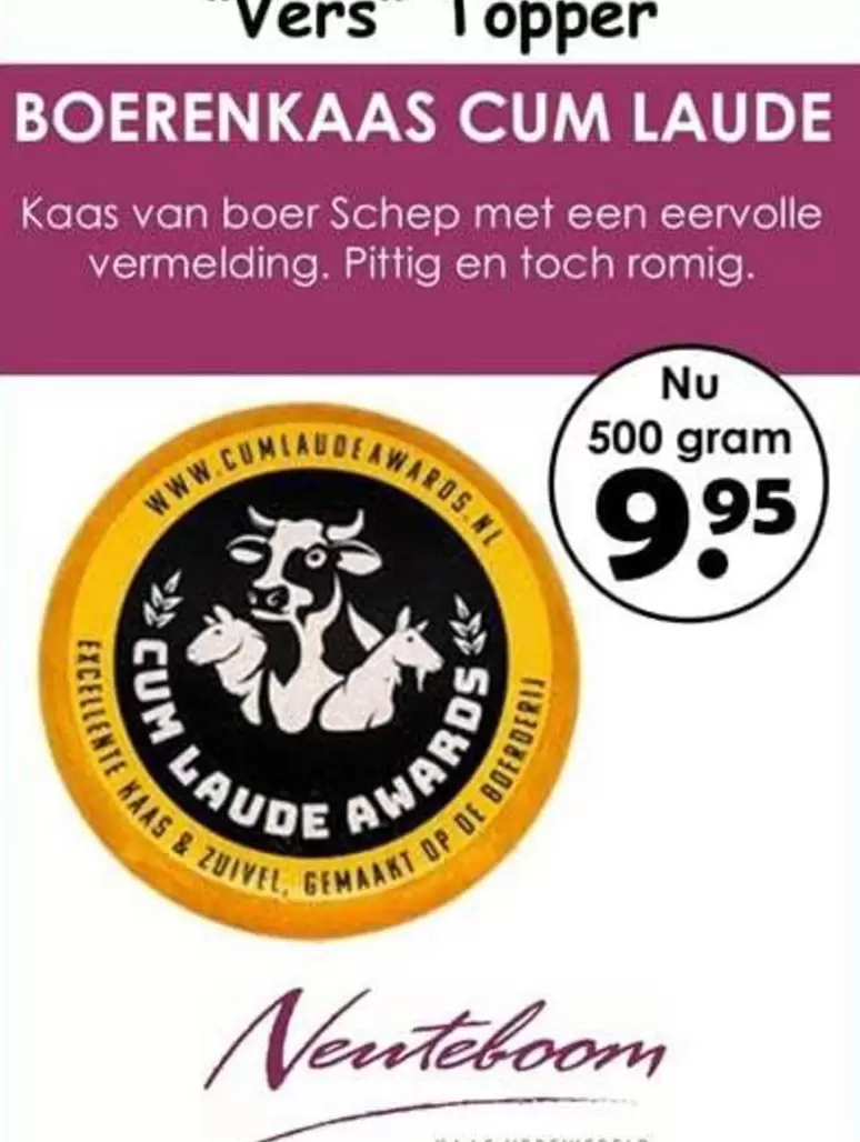 Topper - BOERENKAAS CUM LAUDE