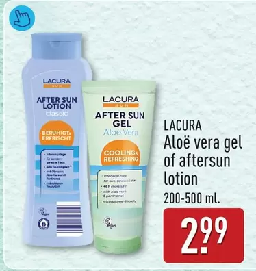 Sun - Aloe vera gel of aftersun lotion