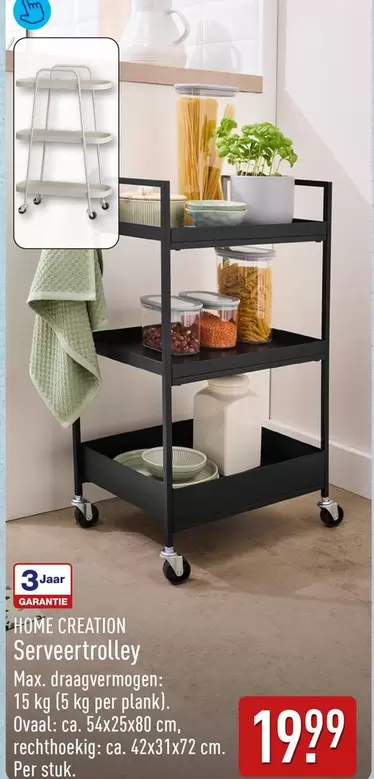 max - Serveertrolley