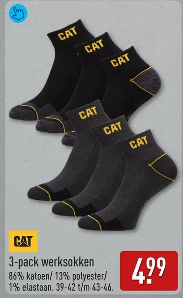 CAT - 3-pack werksokken