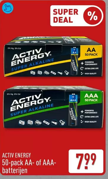 HG - AA- or AAA-batterijen