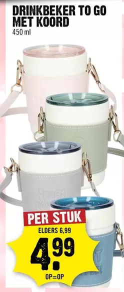 DRINKBEKER TO GO MET KOORD